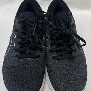 Oasis Men's Black Knit Running Sneakers
